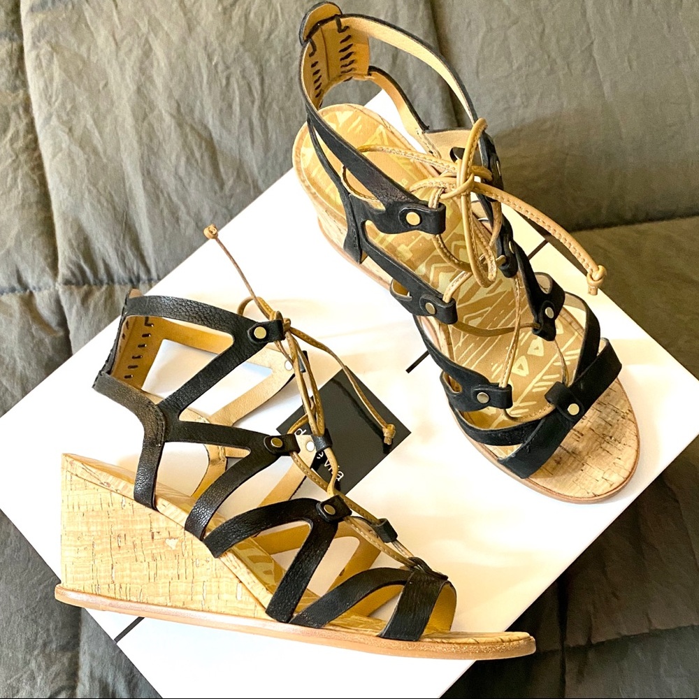 Dolce Vita lace up wedges